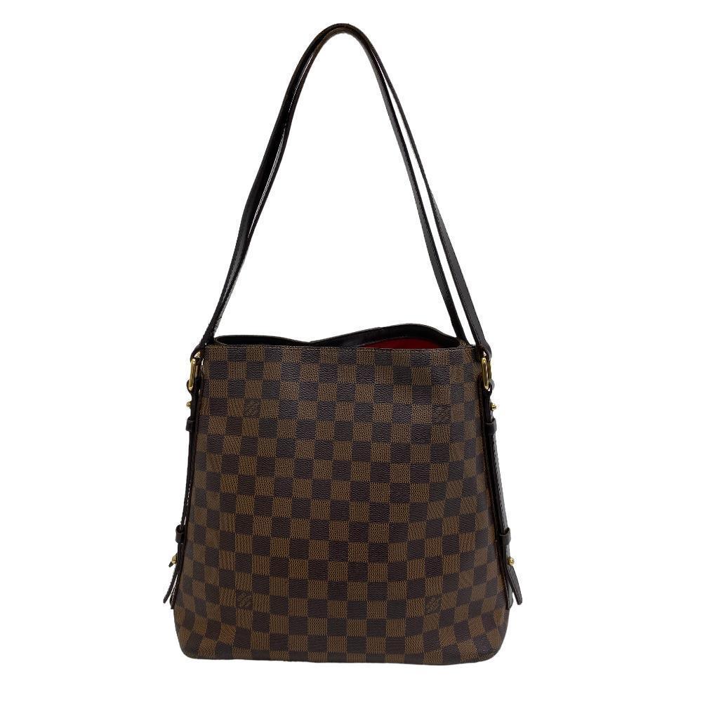 Louis Vuitton Vinton Bag Shoulder N41108 Ebene Cavali Brown Damier
